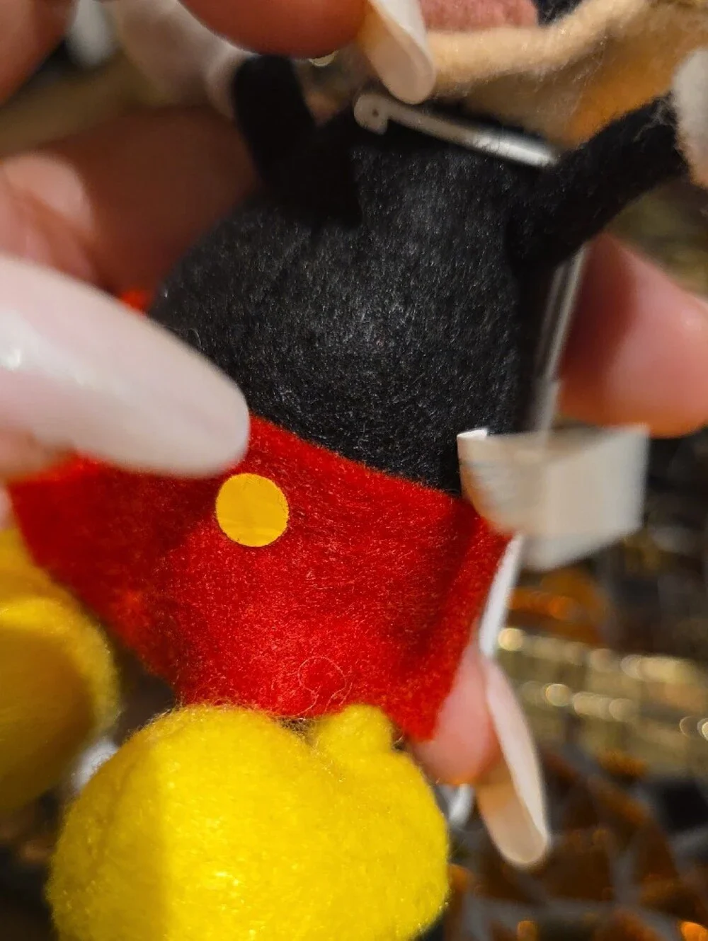 Disney Mickey & Minnie Plush Pair - Red, Black, Yellow